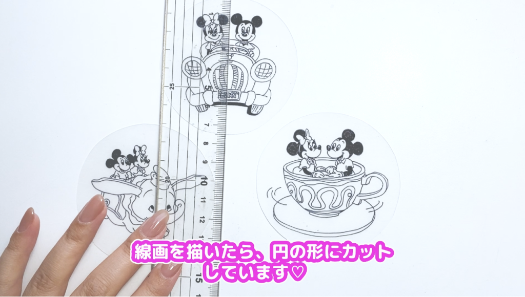 プラバンバッチの作り方 レトロミッキー ミニーver プラバンの作り方なら ぷらばんちゃんねる